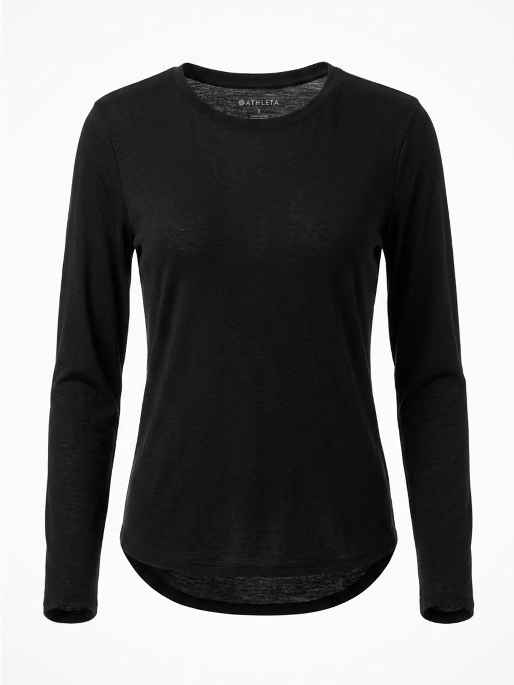 Nicole Miller Sport Women’s Size Medium Black Core Shirt Long Sleeve Tee $58